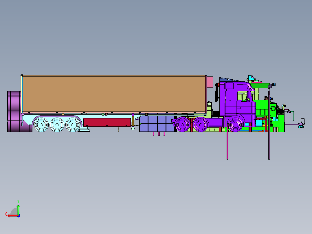 钣金开卷校平剪切线后视图