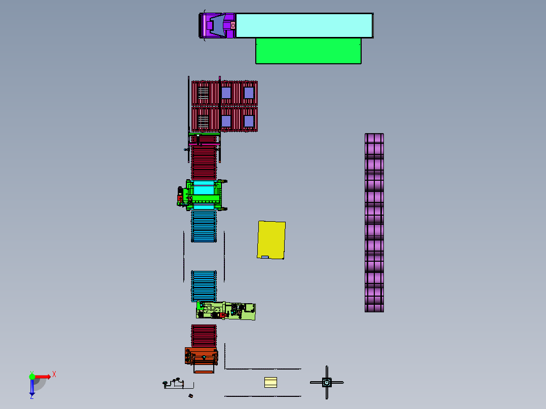 钣金开卷校平剪切线正等轴测图