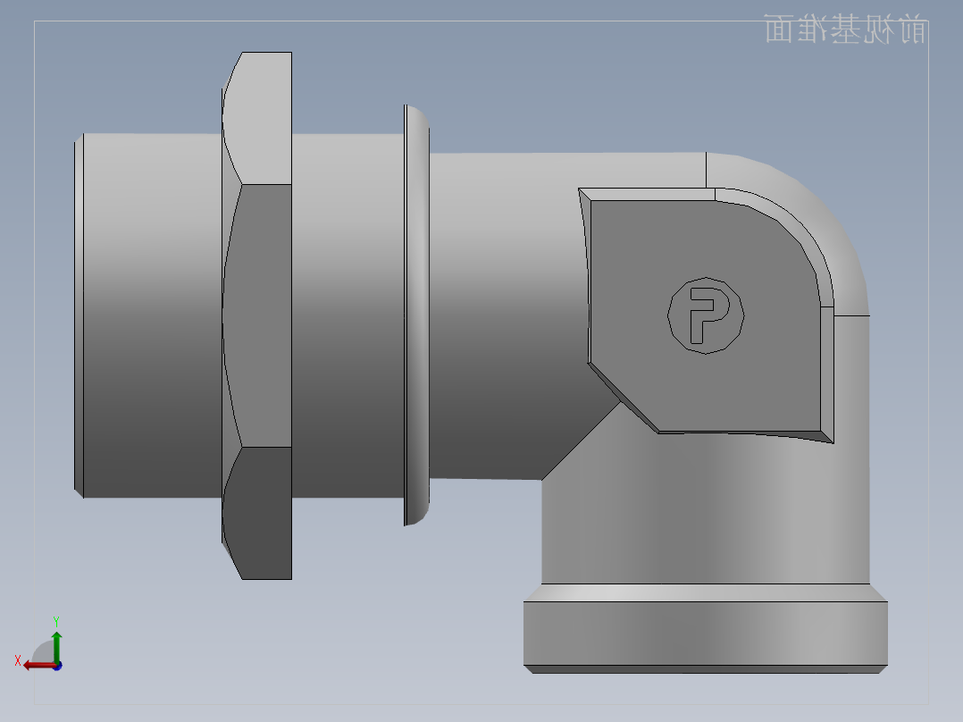 直角过板接头、6C9-52LN后视图