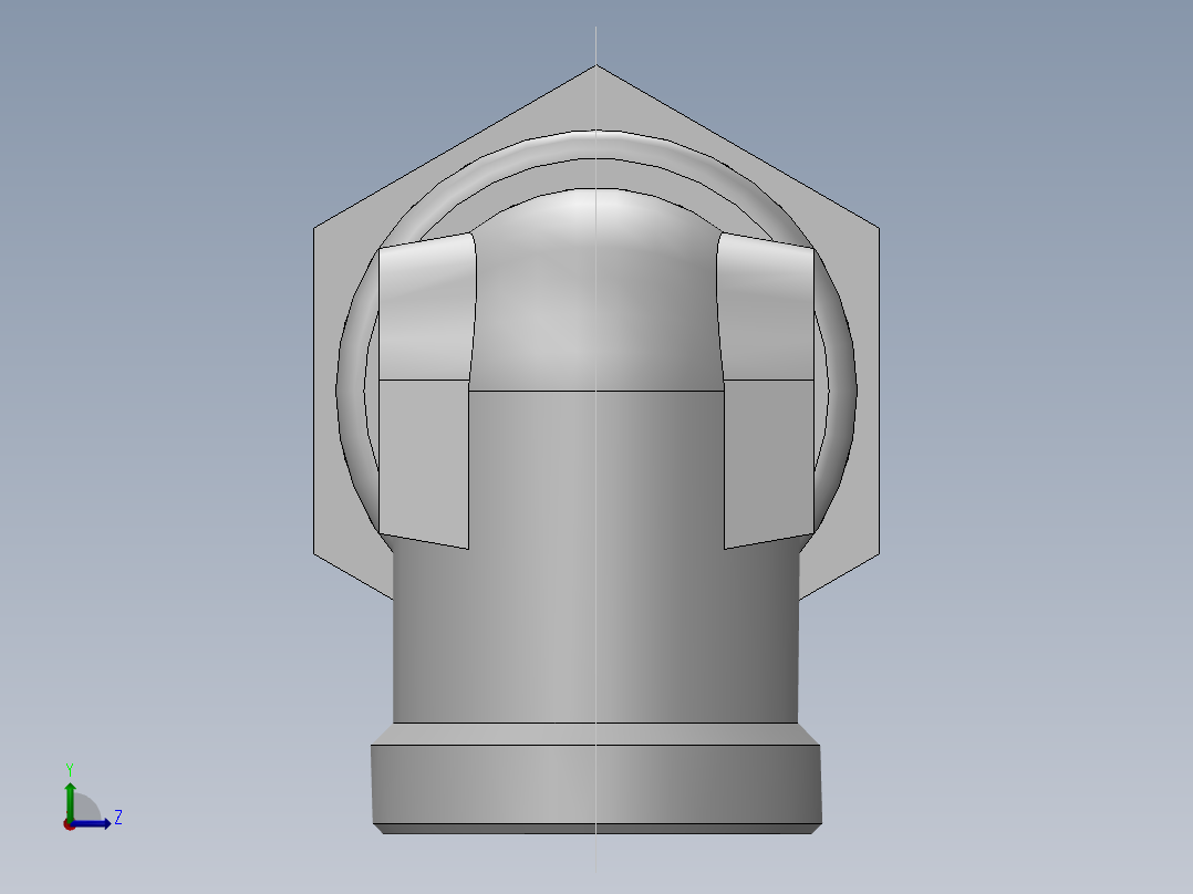 直角过板接头、6C9-52LN左视图