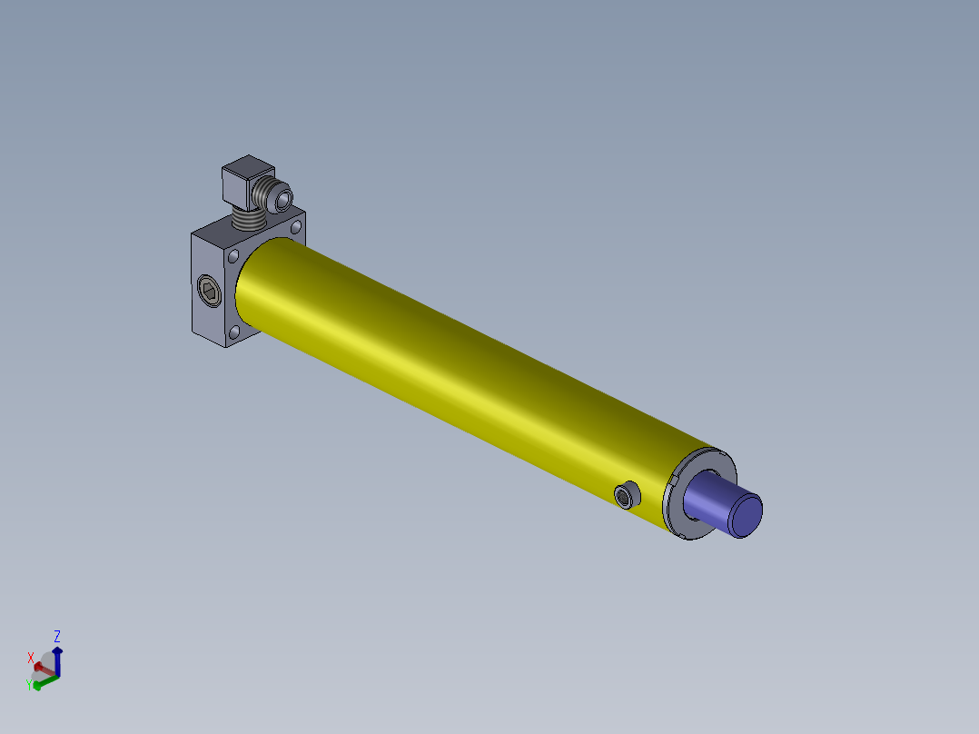 焊接式液压缸（带后安装端）50x30x331.5 mm