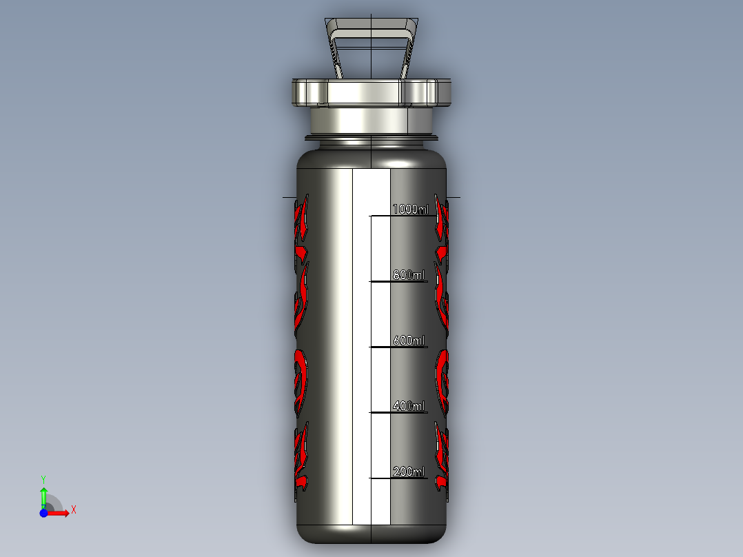 瓶子、罐子、桶(24)前视图