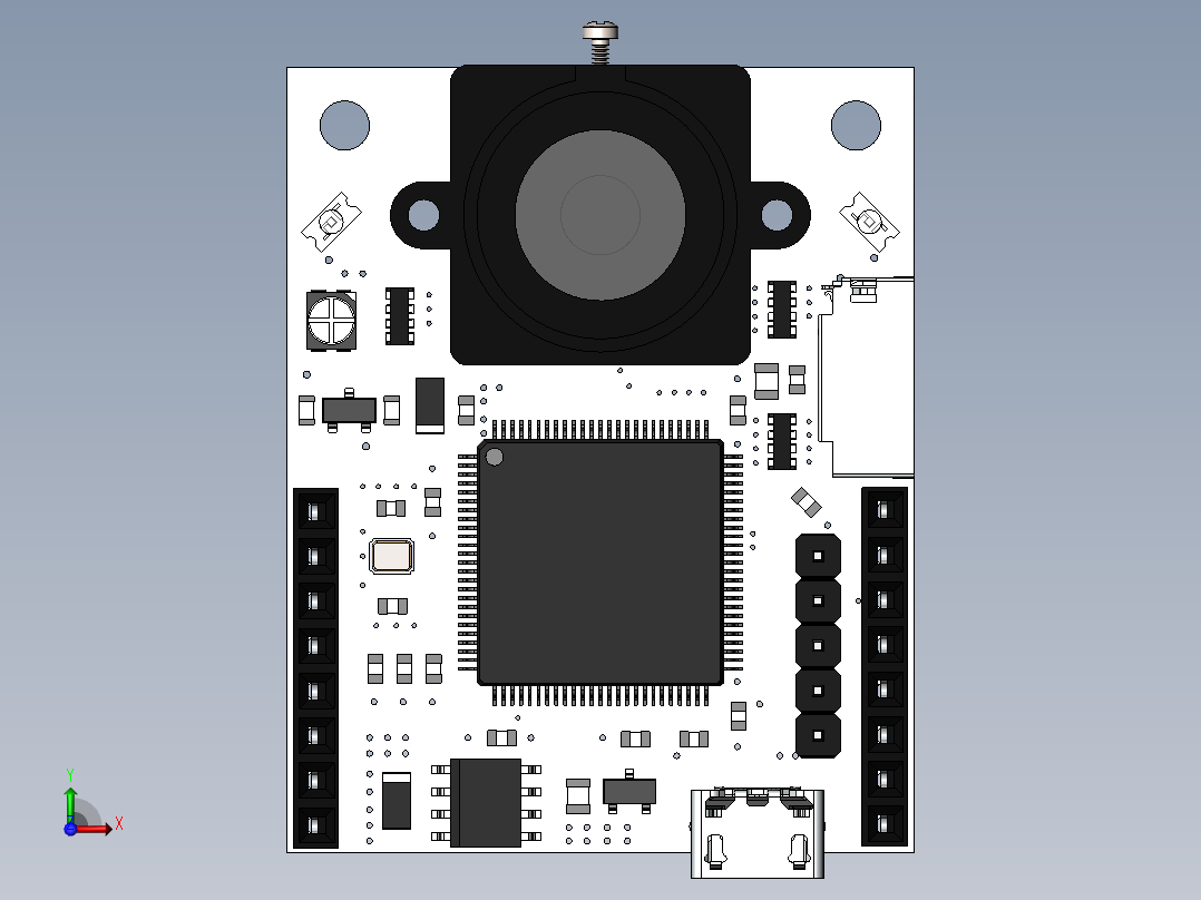 电路板、主板(243)前视图
