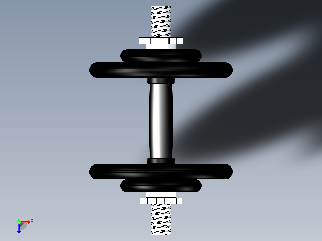 健身器材(21)俯视图