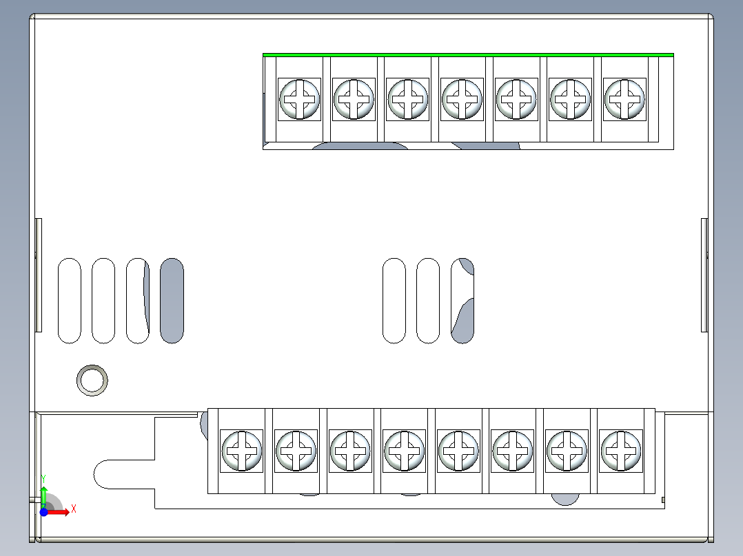 SP-600-12-开关电源前视图