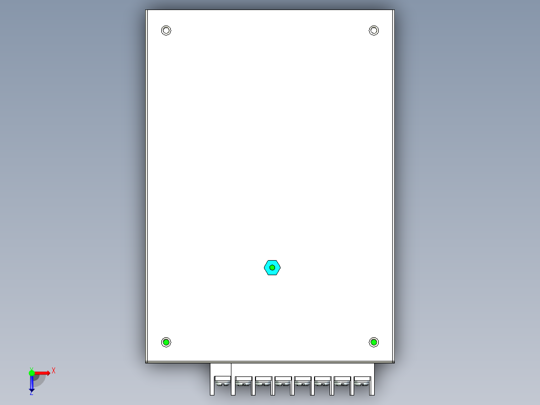SP-600-12-开关电源俯视图