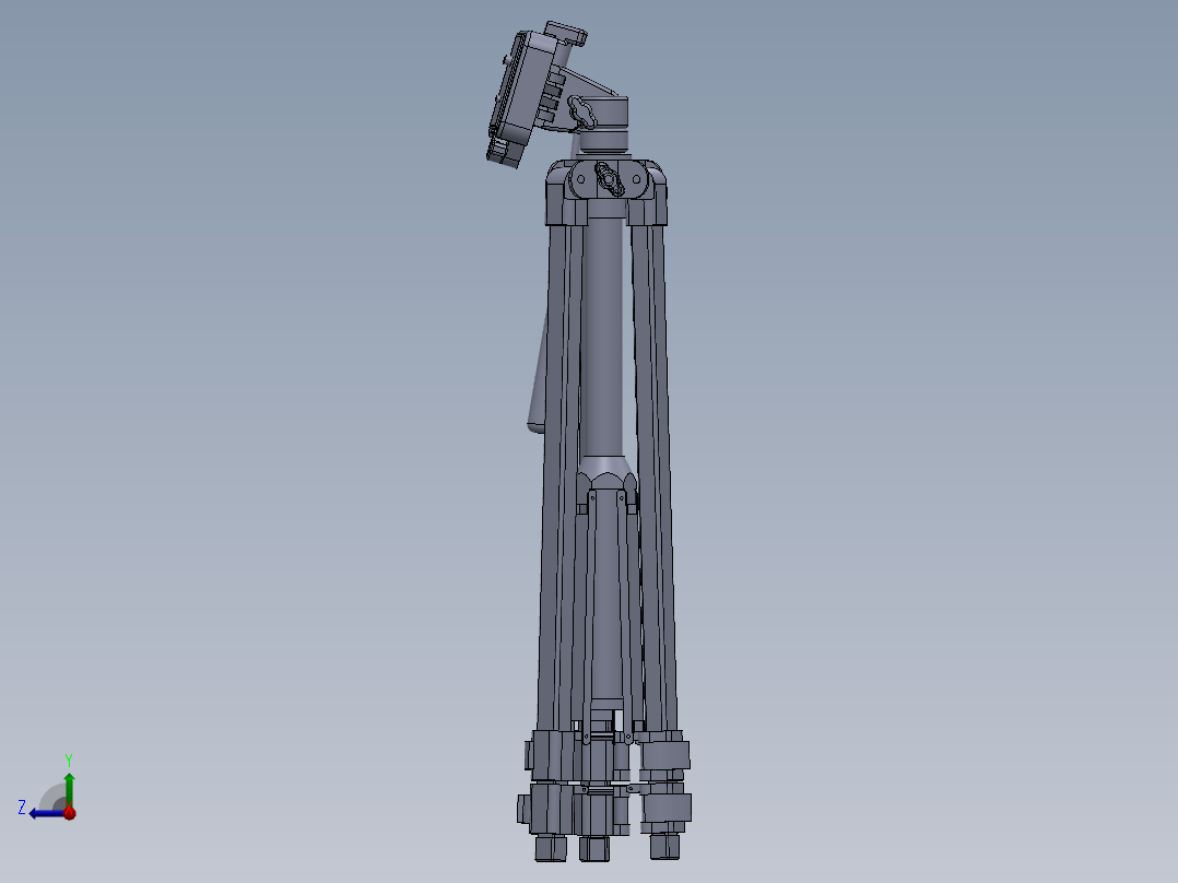 三脚架(10)右视图