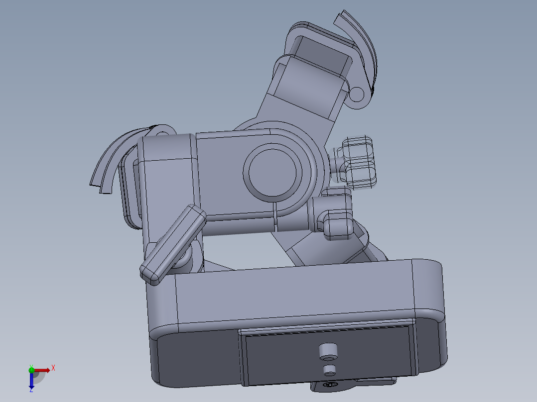 三脚架(10)俯视图