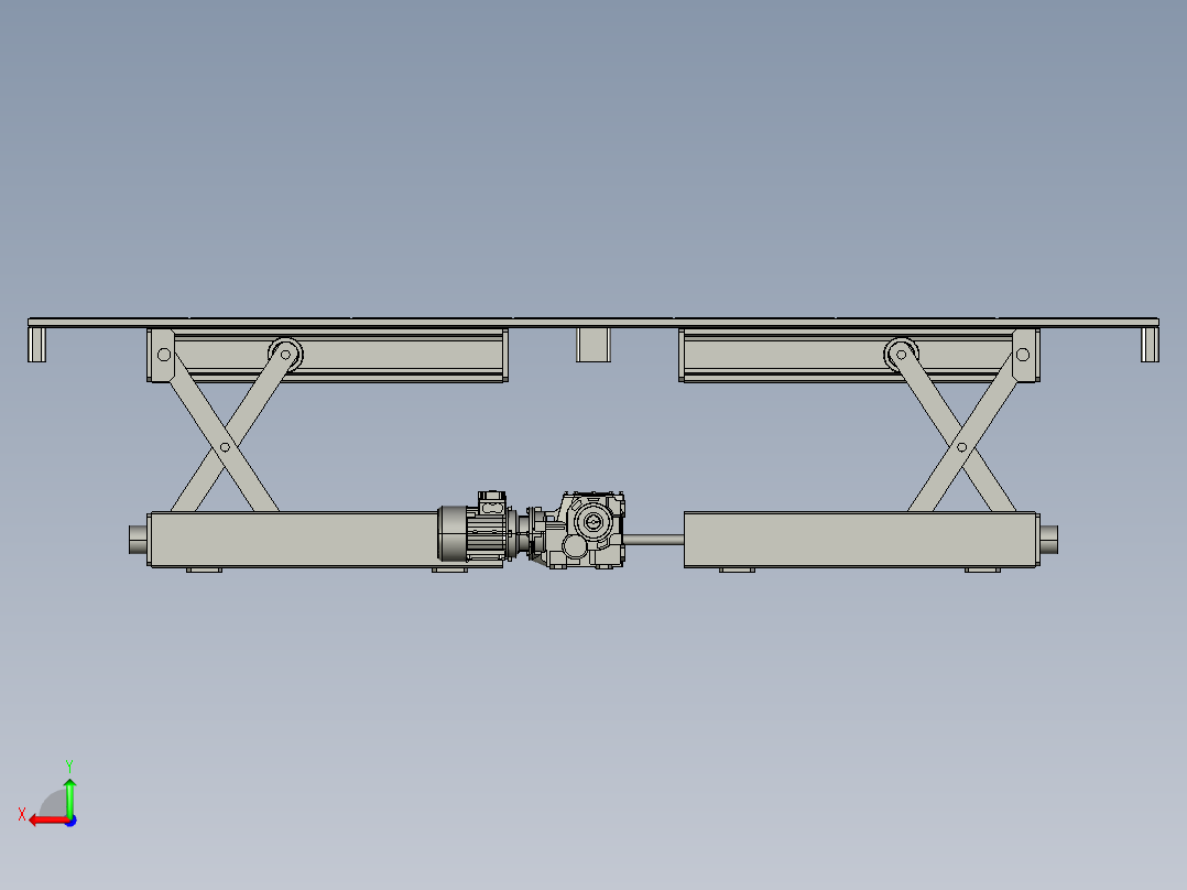 长升降台后视图