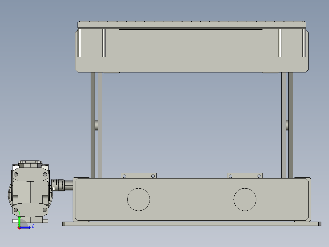 长升降台左视图