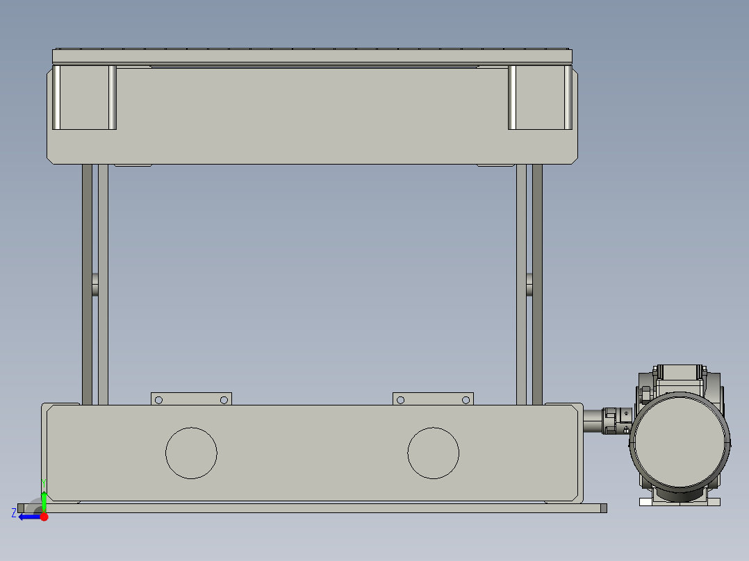 长升降台右视图