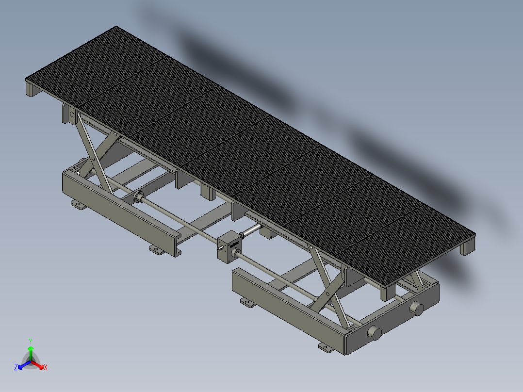 长升降台正等轴测图