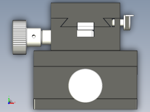 HLWY40X60燕尾槽气动导轨前视缩略图