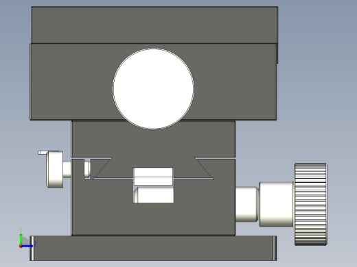HLWY40X60燕尾槽气动导轨左视缩略图