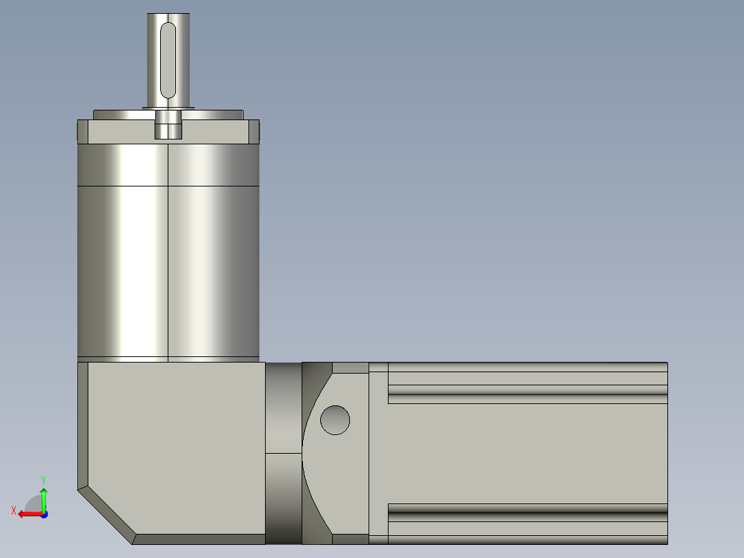 直角电机模型 496823后视图