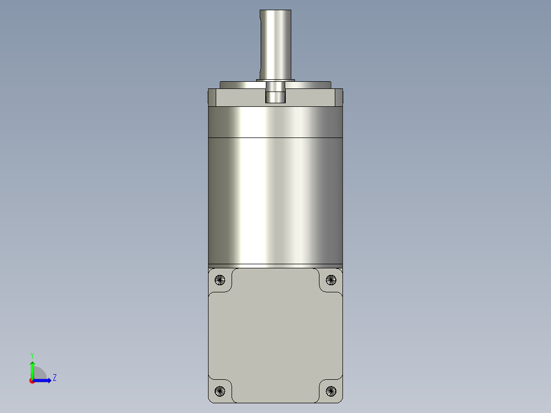 直角电机模型 496823左视图