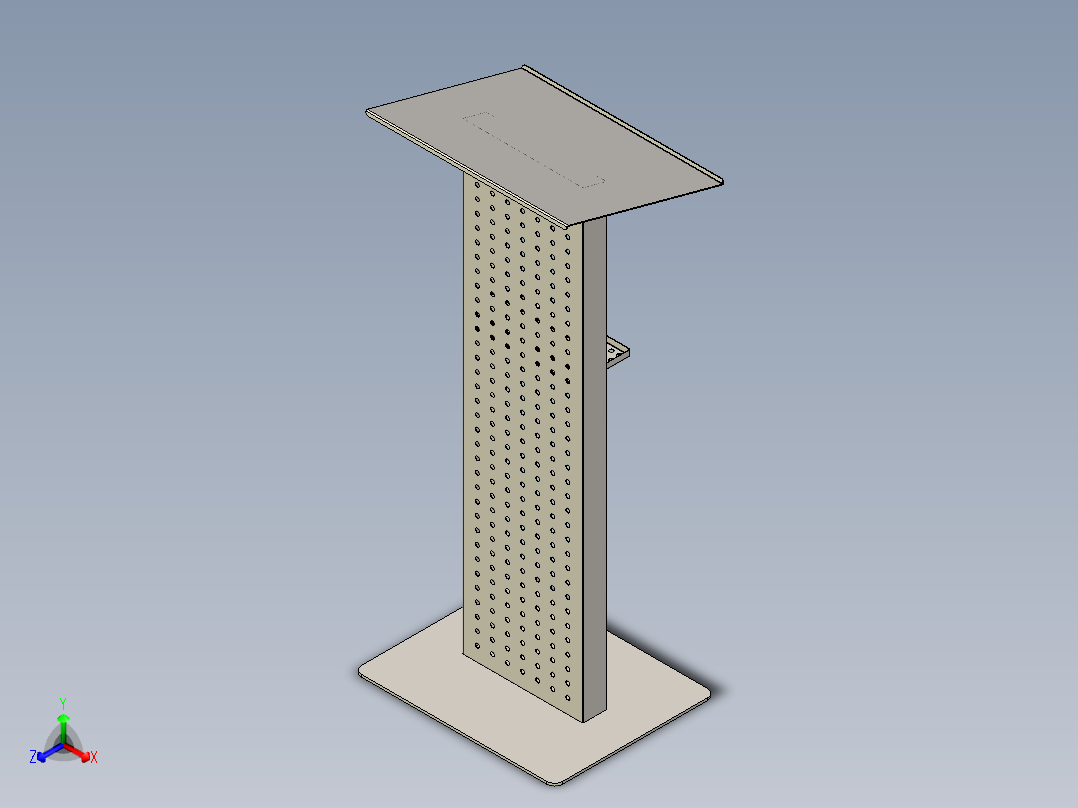 控制台 操作台podium-besi-1831-模型格式为 stp sw