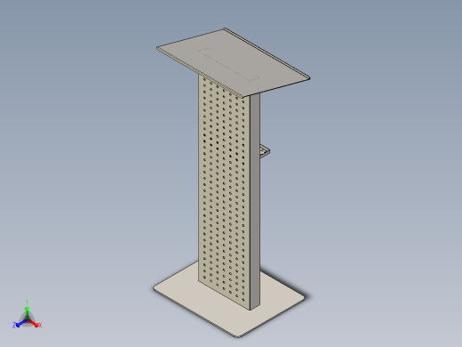控制台 操作台podium-besi-1831-模型格式为 stp sw
