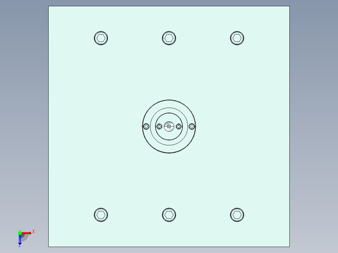 肥皂盒底壳的注塑模具设计NX三维及14张CAD图俯视图
