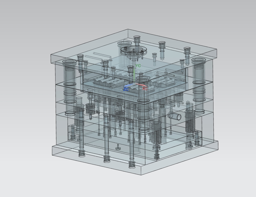肥皂盒底壳的注塑模具设计NX三维及14张CAD图
