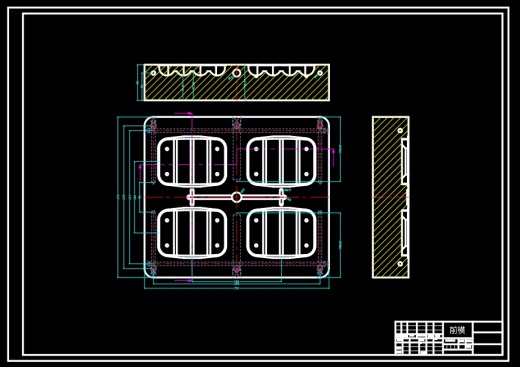 肥皂盒底壳的注塑模具设计NX三维及14张CAD图缩略图