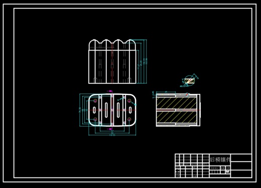 肥皂盒底壳的注塑模具设计NX三维及14张CAD图缩略图