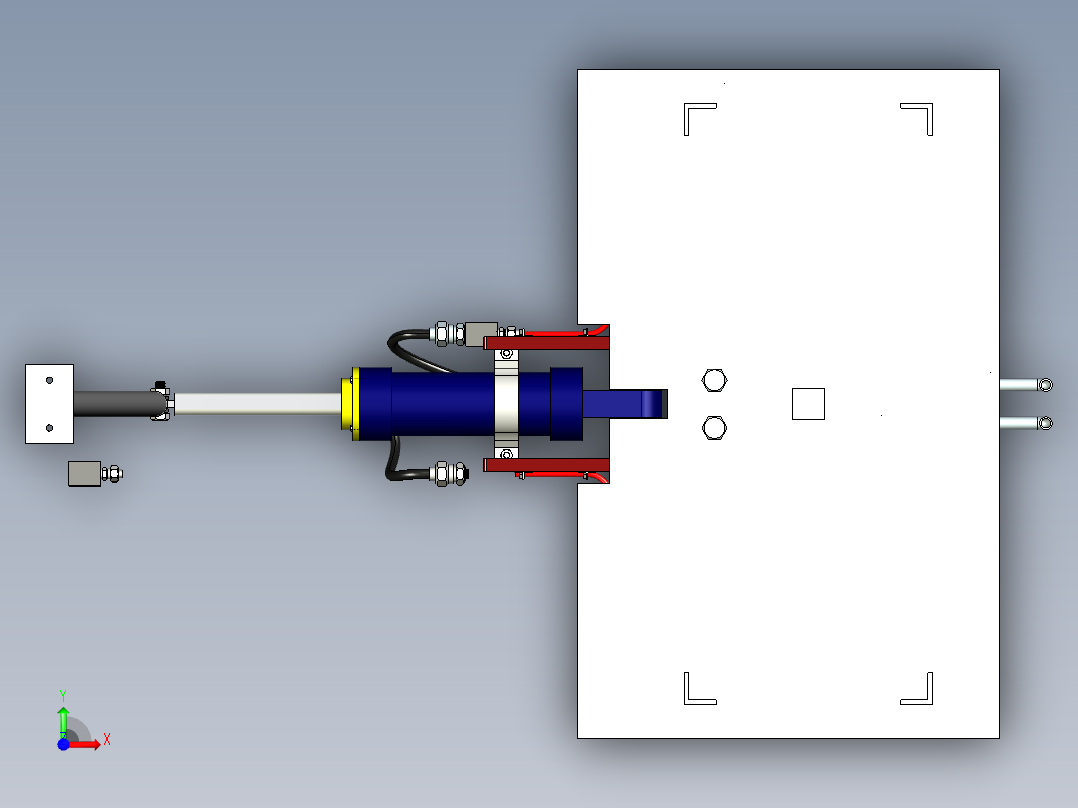 液压钢管疲劳试验机前视图