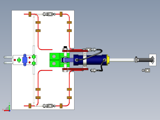液压钢管疲劳试验机后视缩略图