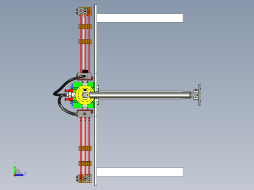 液压钢管疲劳试验机左视缩略图