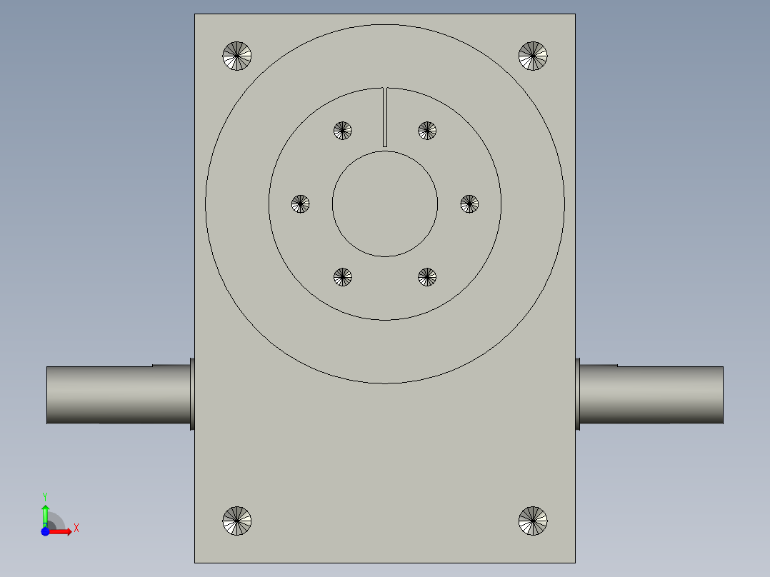 45DF-08-270-R-B-A分割器前视图