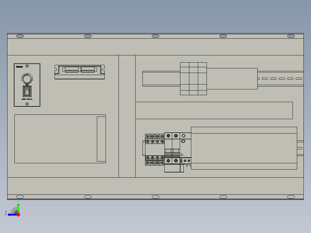 8ZY-01-003-电控板装配右视图