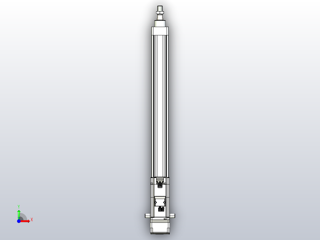 轻载电动缸TPA-ESR40-1210C-L450-MR-TC-W-P40-C3前视图