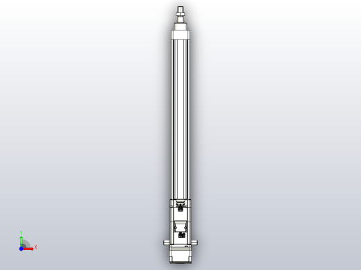 轻载电动缸TPA-ESR40-1210C-L450-MR-TC-W-P40-C3前视缩略图