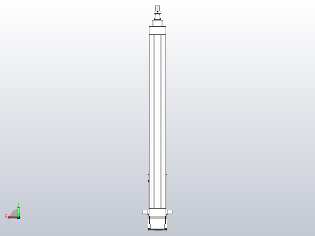 轻载电动缸TPA-ESR40-1210C-L450-MR-TC-W-P40-C3后视图