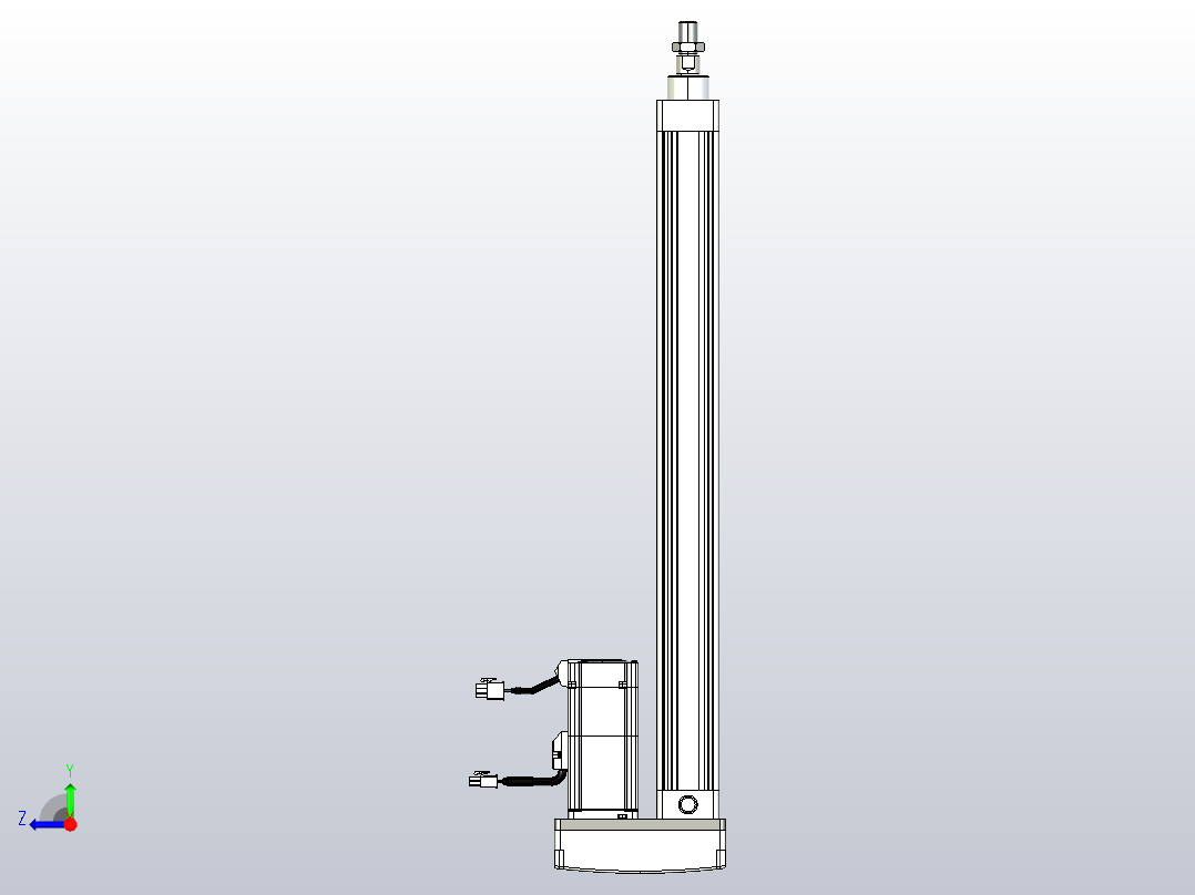 轻载电动缸TPA-ESR40-1210C-L450-MR-TC-W-P40-C3右视图