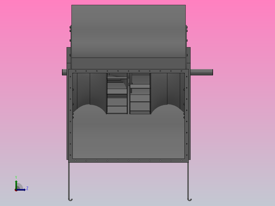4-79-11型No10、12、14、16、18、20E离心通风机[4-79-11型离心通风机-10E-Y180M-4-顺0°]左视图
