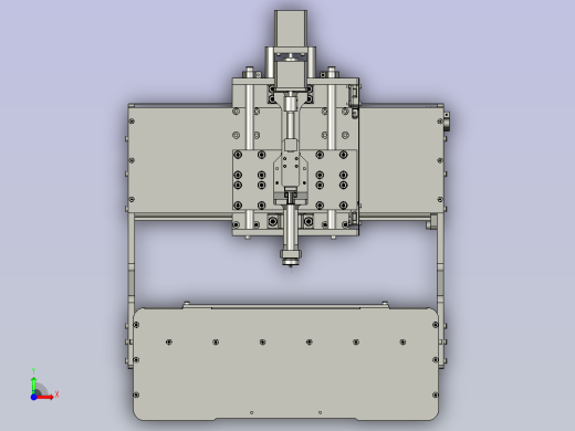 一体式数控点胶机结构前视缩略图