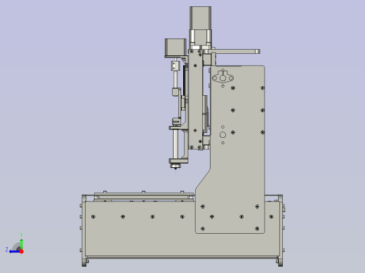 一体式数控点胶机结构右视缩略图