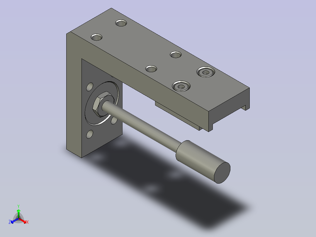 气缸HLH6X20S_0_+_CMSH-2_正等轴测图