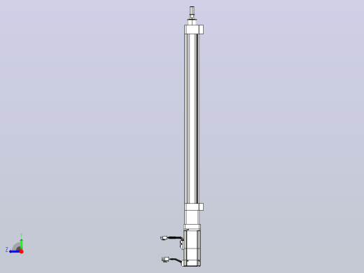 轻载电动缸TPA-ESR40-1210C-L500-M-LB-W-P40-C3右视缩略图
