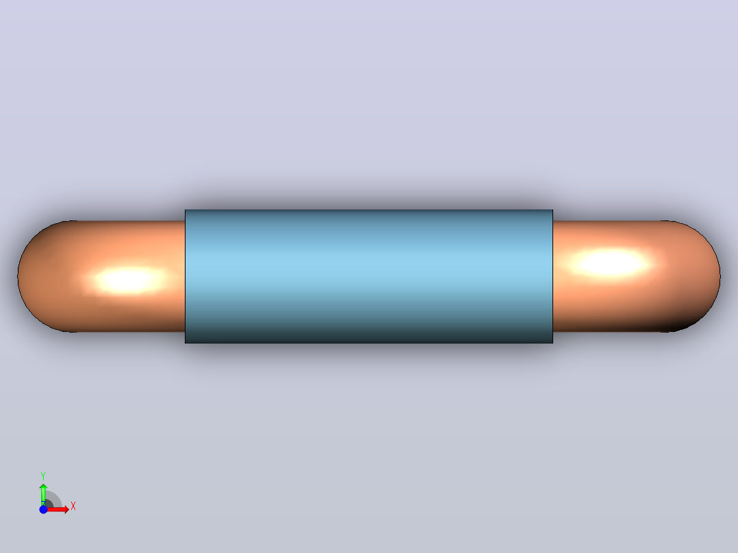 插头连接器Wirebridge_3.175xD0.6mm前视图
