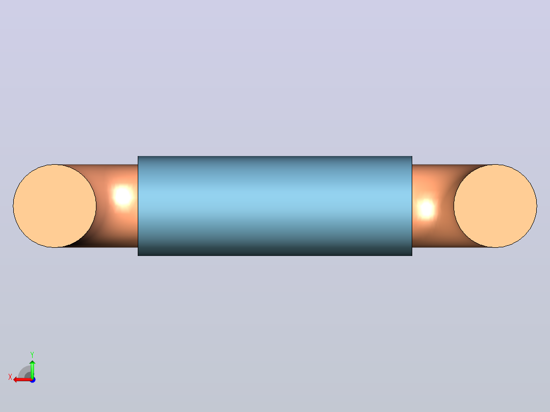 插头连接器Wirebridge_3.175xD0.6mm后视图