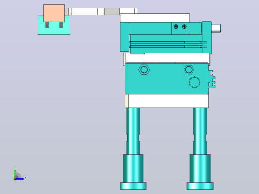 水平移栽机构左视缩略图