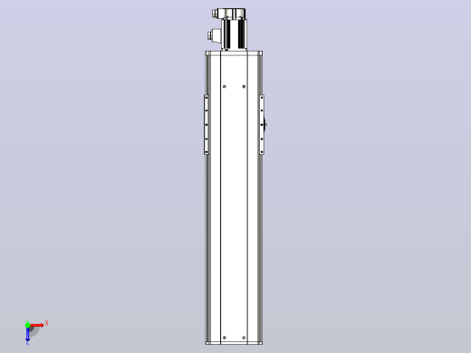 日规模组半封闭丝杆TPA-HNR-220D-3210C-L650-M-C-P1K-N3俯视缩略图