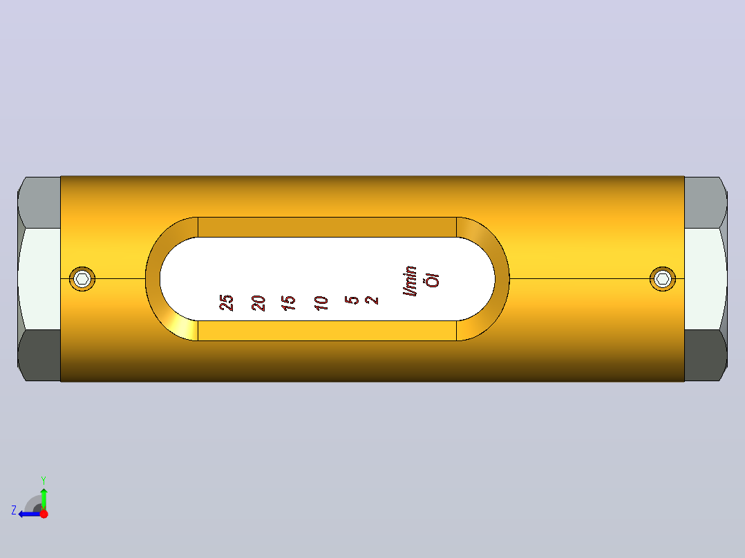 流量计DN20右视图