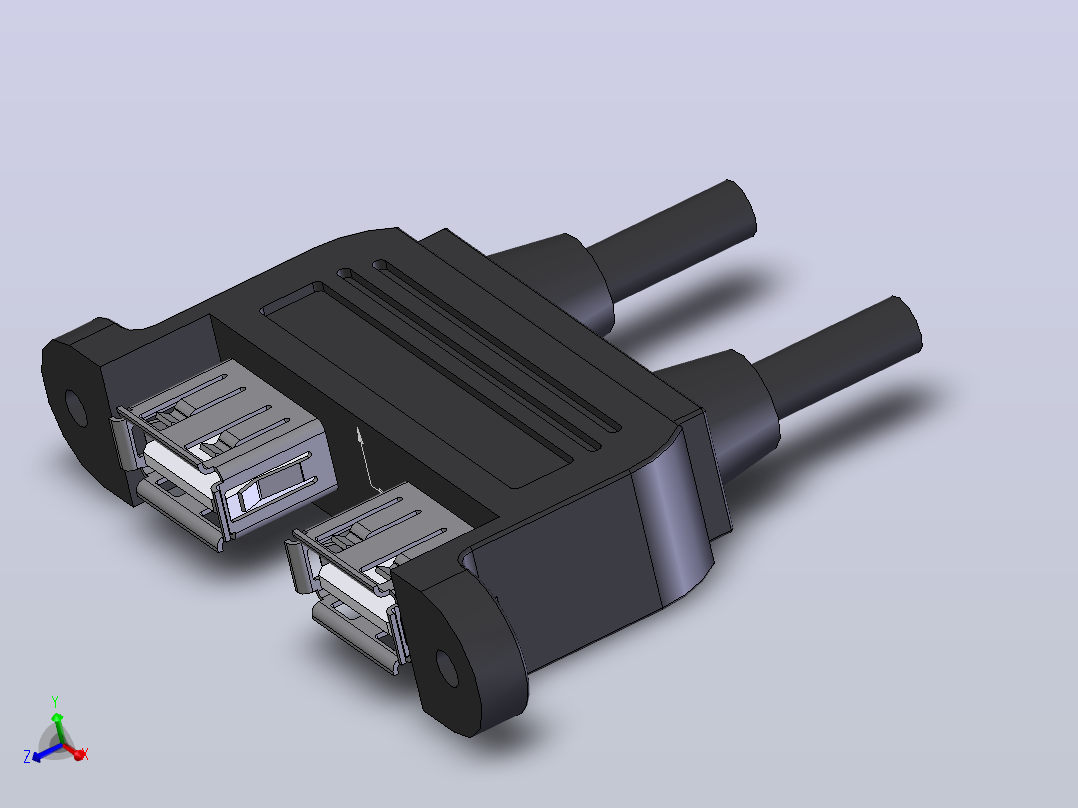 USB3.0接口(1)主视图