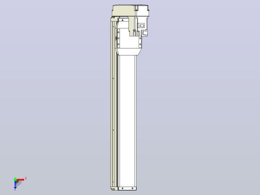 钢基模组TPA-KCR-8610C-640A1-MU-H0俯视缩略图