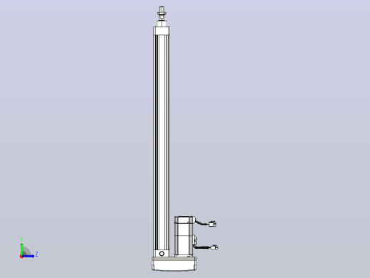 轻载电动缸TPA-ESR40-1210C-L600-MR-TC-W-P40-C3左视缩略图