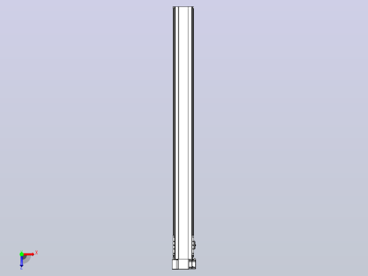 皮带直线轴半封闭可选导轨TPA-HNB-140D-120-L1450-LP-Y-P40-N3俯视缩略图