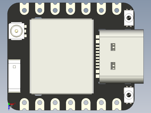 Seeed Studio Xiao ESP32 C6蓝牙开发板俯视缩略图